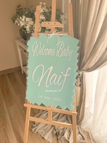 لوحة تخرج اكريلك مستطيلة ملونة