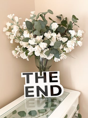 لوحة تخرج THE END