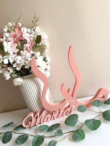 أسماء 3D , مخطوطة كبيرة حتى ارتفاع 35 cm