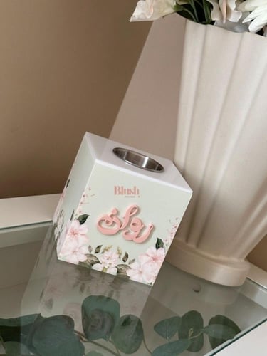 بكج استقبال روان/مع تصميم Apple Blossoms و كتابة ب...