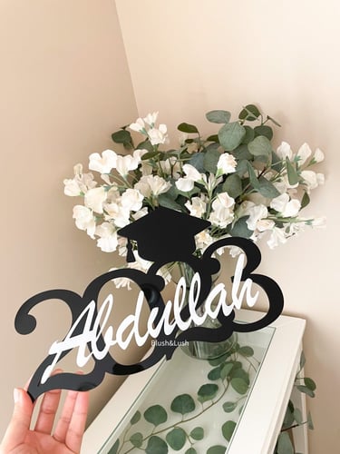 لوحة تخرج 2023 مع الاسم