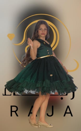 فستان بنات كولكشن اليوم الوطني تصميم مميز