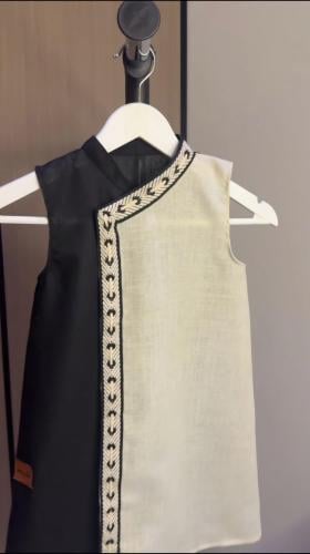 دقله بيج و أسود أطفال تصميم أنيق ومميز