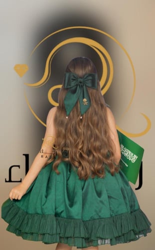 فستان بنات كولكشن اليوم الوطني تصميم مميز