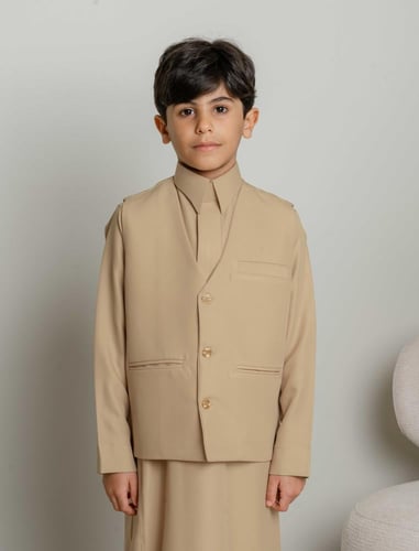 سديري ملكي + ثوب أوف وايت