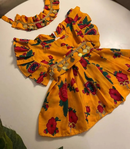 فستان بنات شالكي جديد