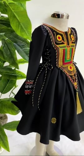 فستان يوم التأسيس بناتي تراثي