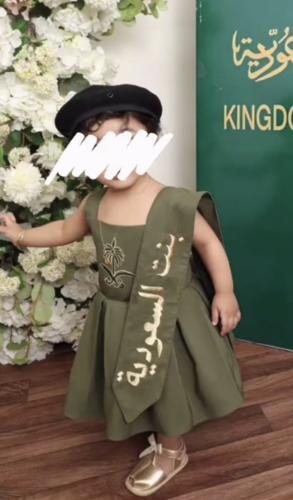 فستان بنت السعودية بلاسم حسب الطلب