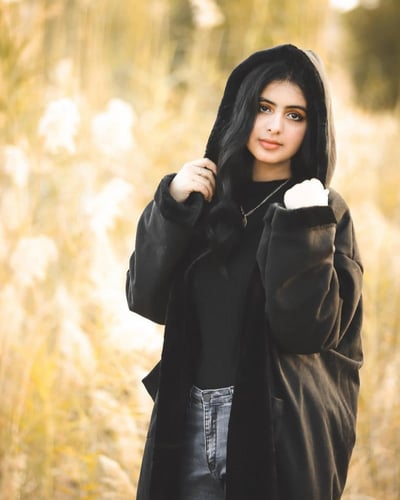 فروه شتويه فروات أطفال لون اسود مع الاسم حسب الطلب