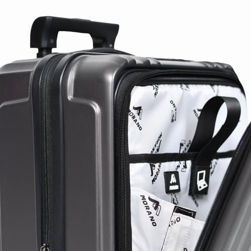 مورانو سبشل طقم شنط سفر فايبر ثلاثة قطع رمادي