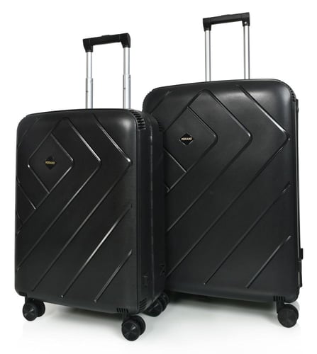 مورانو طقم شنط سفر فايبر ثلاثة قطع أسود