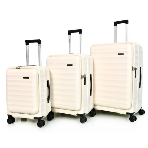 مورانو سبشيل طقم شنط سفر 3 قطع المتطورة بيج