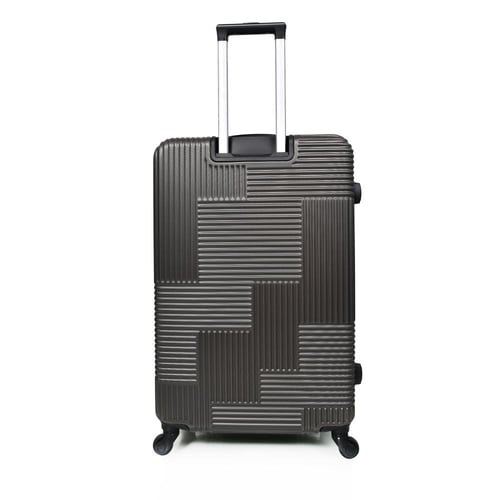 طقم شنط سفر من ويفز 3 قطع فايبر عصري رمادي