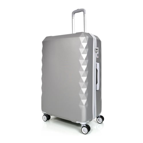 مورانو طقم شنط سفر فايبر 4 قطع سلفر