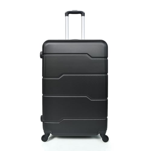 طقم شنط سفر فايبر مورانو ثلاث قطع لون أسود