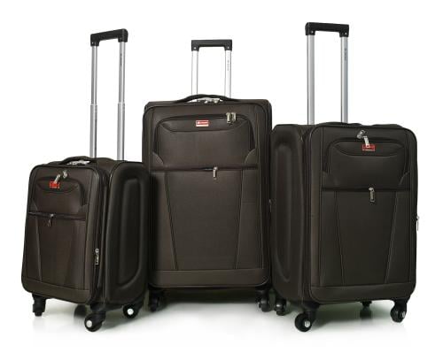 مورانو طقم شنط سفر قماش ثلاثة قطع 28.24.20 كوفي