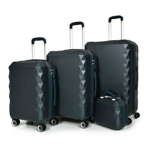 مورانو طقم شنط سفر فايبر 4 قطع روز