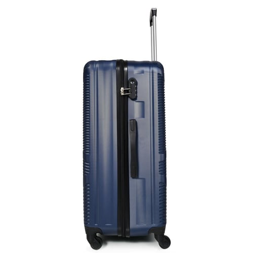 مورانو طقم شنط سفر فايبر 3 قطع مخطط كحلي