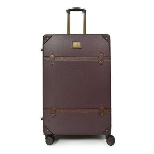 شنط سفر مورانو فايبر مكونة من 4 قطع فاخره لون عودي...