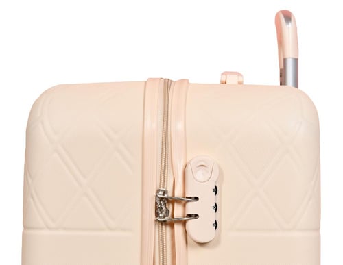 طقم شنط سفر مورانو فايبر 4 قطع بيج