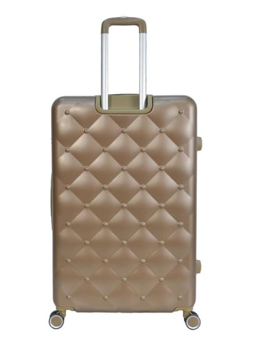 مورانو طقم شنط سفر فايبر بسحاب توسعة 6 قطع ذهبي