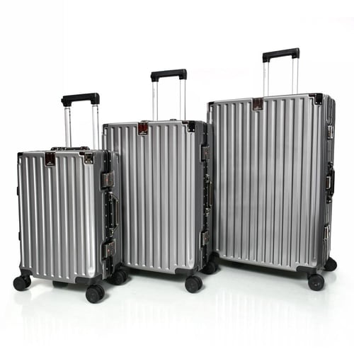 مورانو طقم شنط سفر الومنيوم ثلاثة قطع تصميم أنيق و...