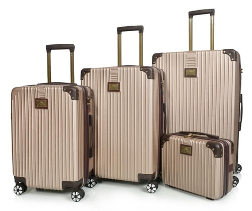 مورانو طقم شنط سفر فايبر 4 قطع