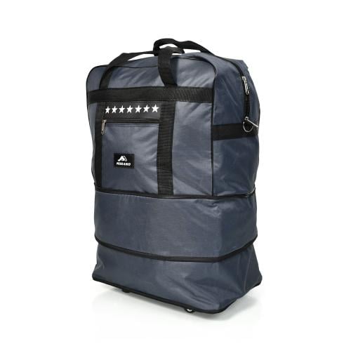 مورانو حقيبة سفر برميل قابله للطي رمادي