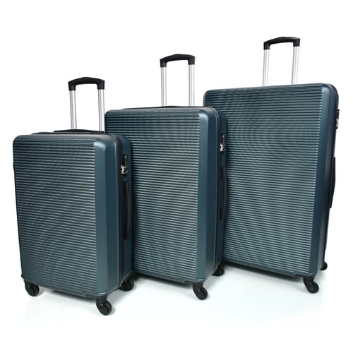 مورانو طقم شنط سفر 4 قطع فايبر بشكل مموج حديث الطر...