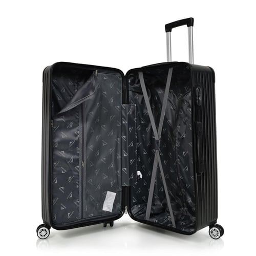 مورانو طقم شنط سفر فايبر ثلاثة قطع أسود