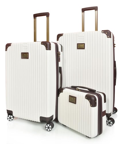 مورانو طقم شنط سفر فايبر 4 قطع