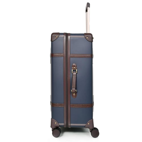 طقم شنط سفر كلاسيك جلد بلكامل مورانو اربع قطع كحلي...