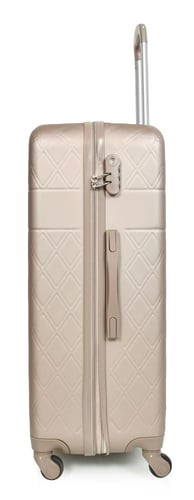 طقم شنط سفر مورانو فايبر 4 قطع لون ذهبي