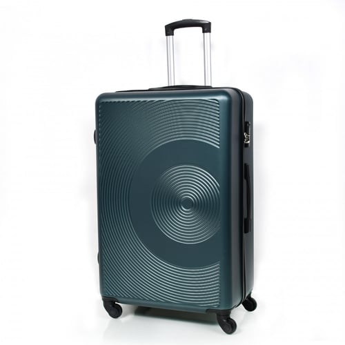 طقم شنط سفر 3 قطع من مورانو بتصميم دائري مموج اخضر...