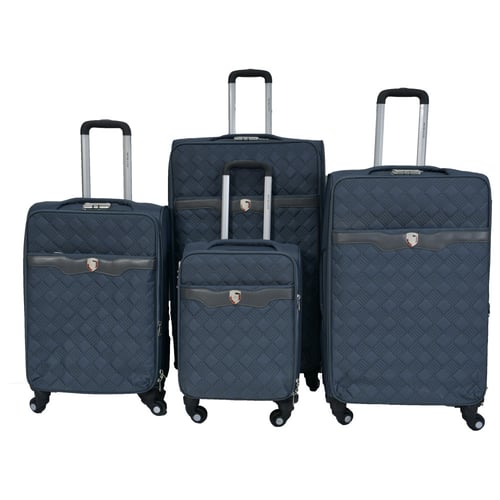 طقم حقائب سفر ماركة مورانو قماش 4 قطع مقاس 32/28/2...