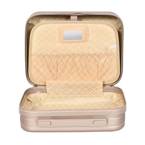 مورانو طقم شنط سفر فايبر اربع قطع جولد