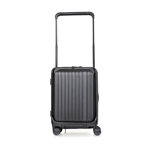 مورانو شنط سفر فايبر 20 أنش كبينة الطائرة أسود