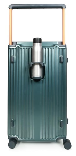 مورانو طقم شنط سفر فايبر يد عريض ثلاثة قطع لون أخض...