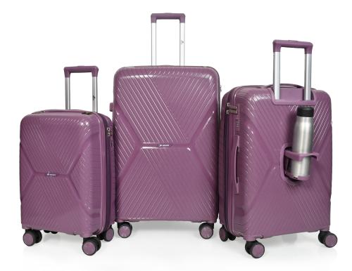 طقم شنط سفر مورانو مصنوع من البولي بروبلين 3 قطع ب...