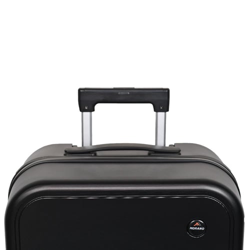 مورانو شنط سفر فايبر 20 أنش كبينة الطائرة أسود