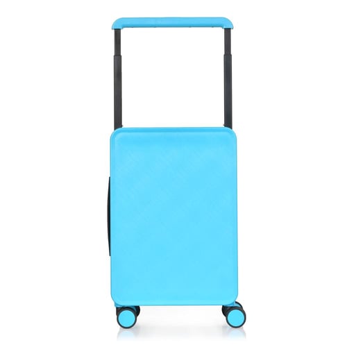 مورانو شنط سفر فايبر 20 انش بجيب أمامي سماوي