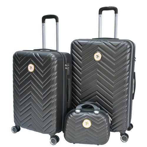 طقم شنط من 3 قطع + 1 مكياج من Star Line (رمادي)