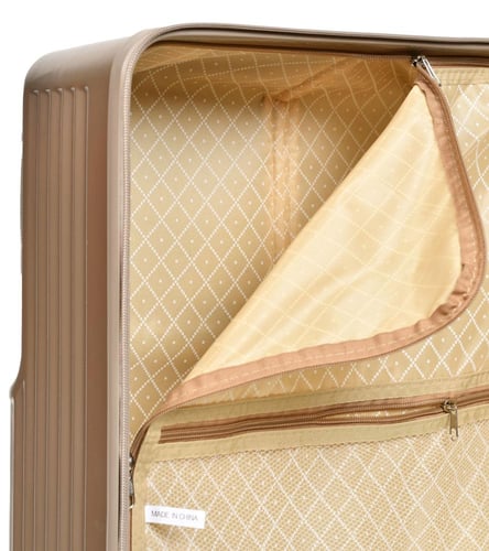 مورانو طقم شنط سفر فايبر يد عريض ثلاثة قطع لون ذهب...