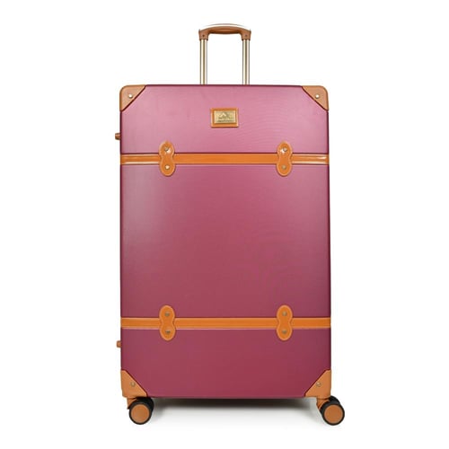 طقم شنط سفر كلاسيك مورانو من7 قطع فايبر و جلد فاخر...