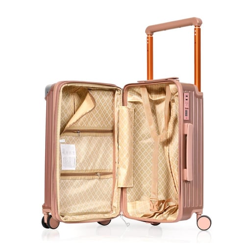 مورانو شنط سفر فايبر 20 أنش كبينة الطائرة روز