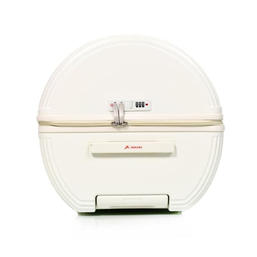 طقم شنط سفر مورانو 4 قطع بتصميم أسطواني جديد بيج