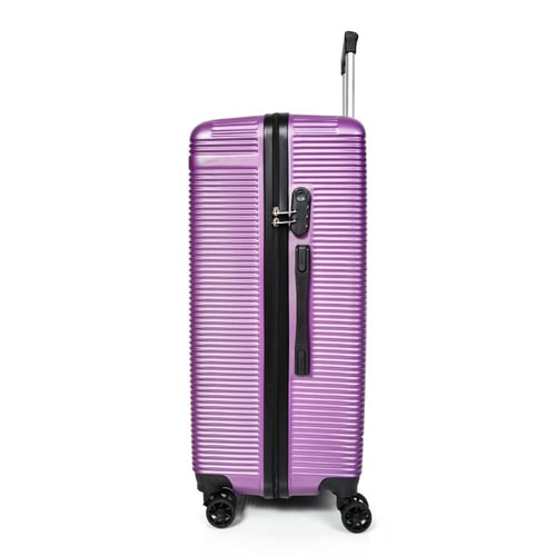 طقم شنط سفر مورانو 3 قطع فايبر بنفسجي