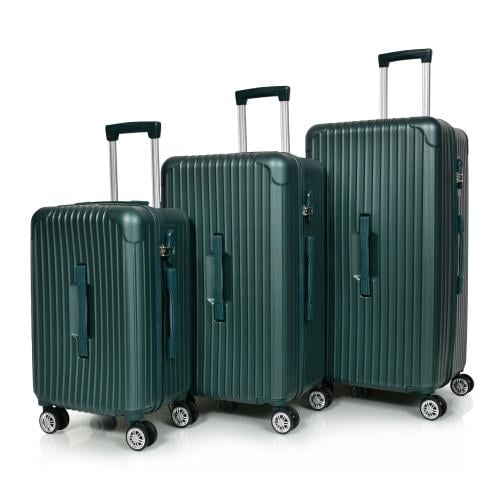 مورانو طقم شنط سفر فايبر ثلاثة قطع أخضر