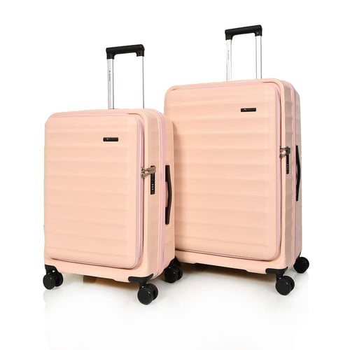 مورانو سبشيل طقم شنط سفر 3 قطع الذكيه أخضر وردي