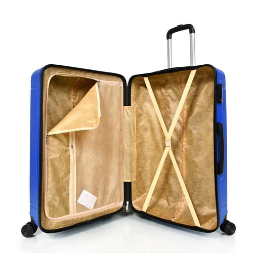 طقم شنط سفر مورانو فايبر بتصميم معينات احادية قوية...